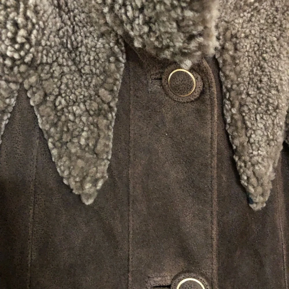Anne Lorianne leather brown jacket - Picture 4 of 11